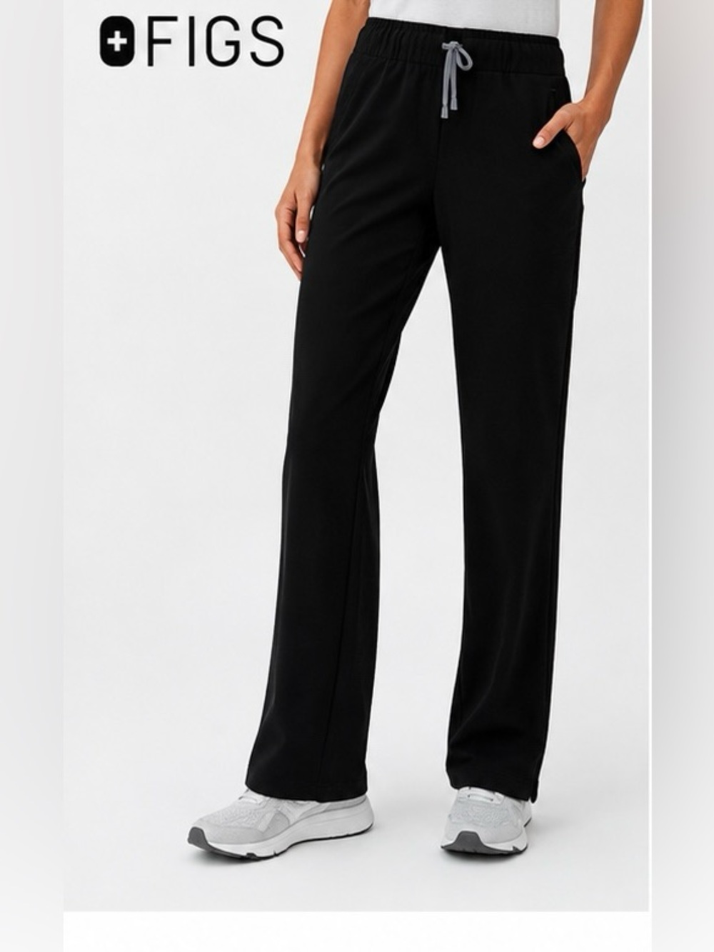 FIGS MEN’S PISCO TECHNICAL COLLECTION SCRUB PANTS BLACK (M) FM4500